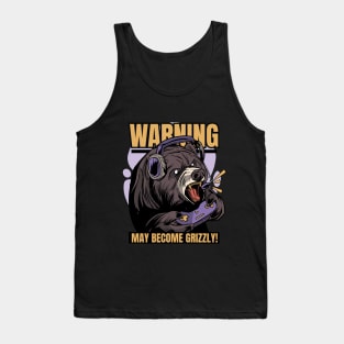 Warning Do Not Disturb A Gamer Tank Top